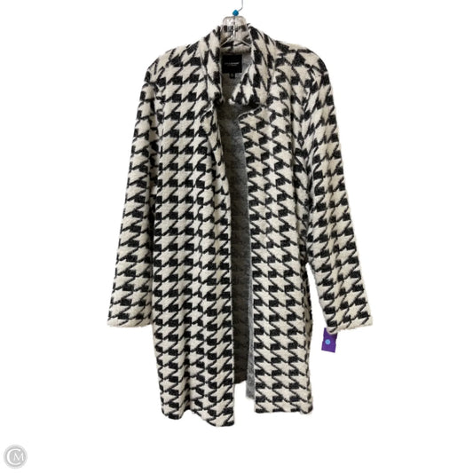 Sweater Cardigan By Liverpool In Black & White, Size: Xl