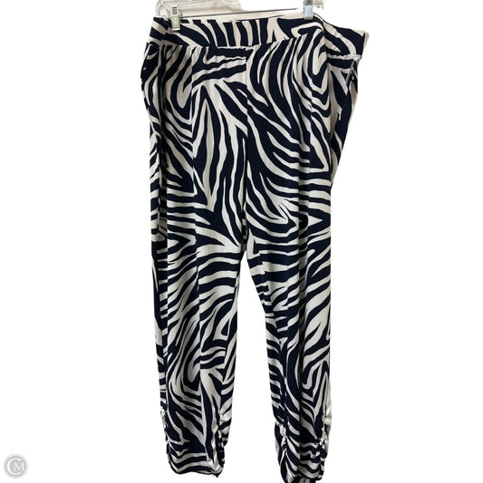 Pants Wide Leg By Chicos In Blue & White, Size: 20