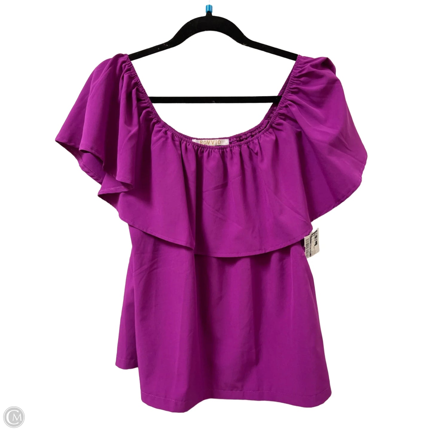 Top Short Sleeve By Clothes Mentor In Purple, Size: L