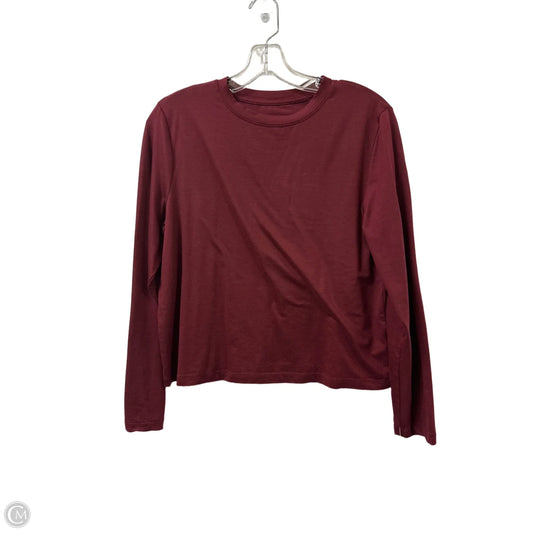Top Long Sleeve By A New Day In Red, Size: S