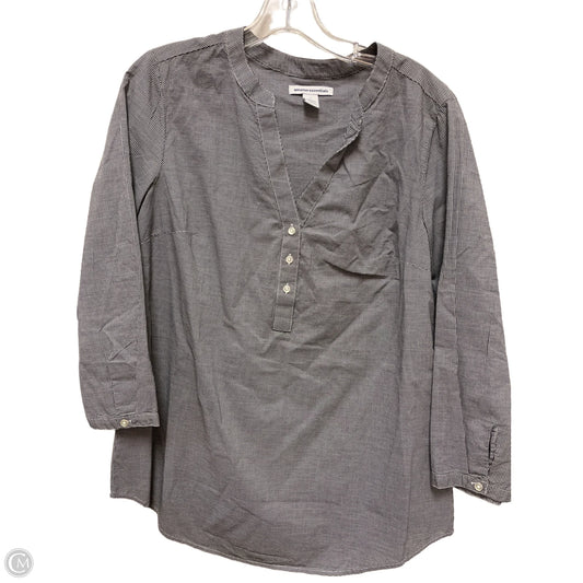 Tunic Long Sleeve By Amazon Essentials In Black & White, Size: M