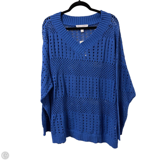 Sweater By Clothes Mentor In Blue, Size: 2x