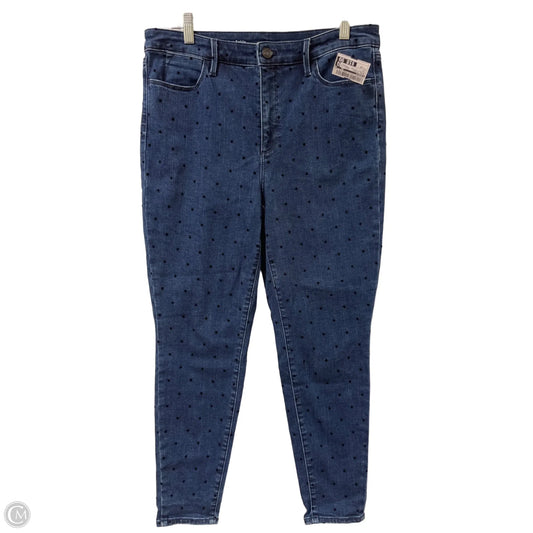 Jeans Skinny By Talbots In Polkadot Pattern, Size: 12p