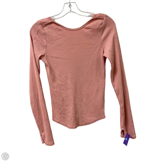 Top Long Sleeve By We The Free In Pink, Size: M