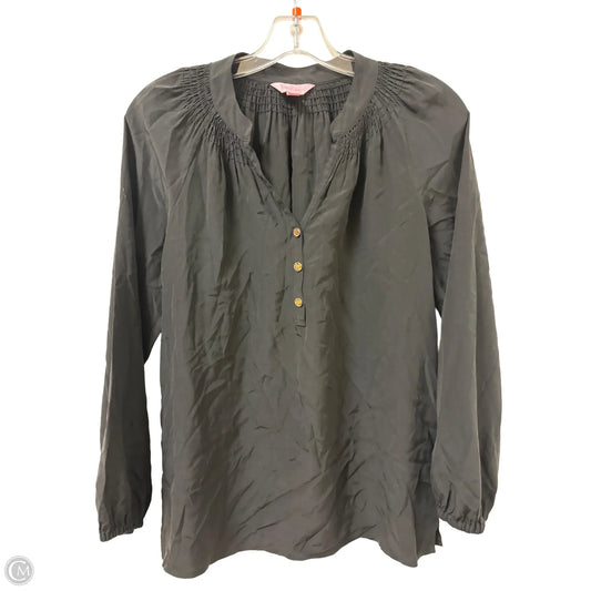 Top Long Sleeve Designer By Lilly Pulitzer In Black, Size: Xs