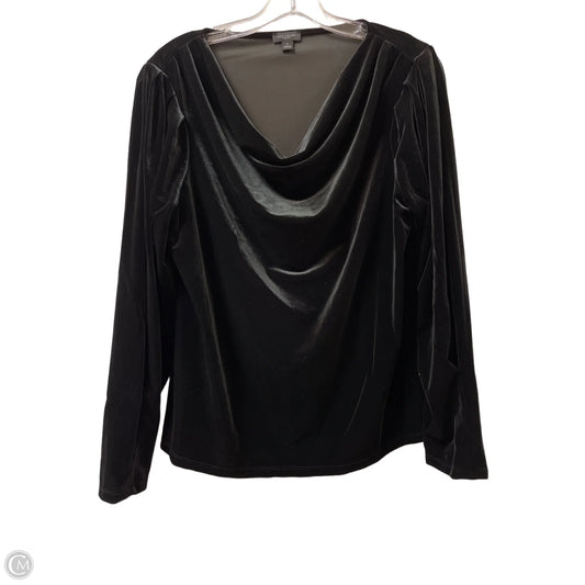 Top Long Sleeve By Ann Taylor In Black, Size: Xl