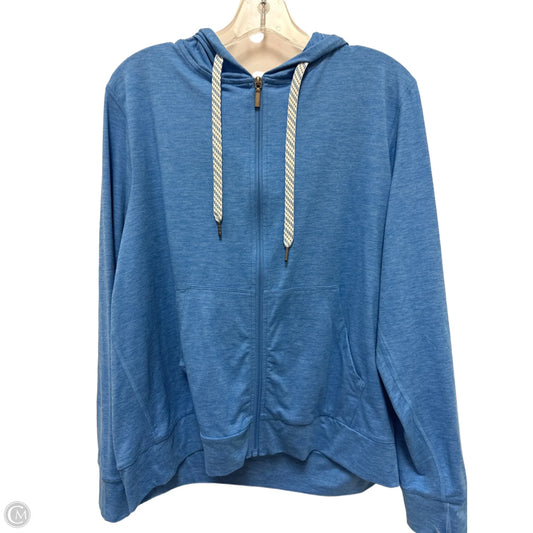 Athletic Jacket By Members Mark In Blue, Size: Xl