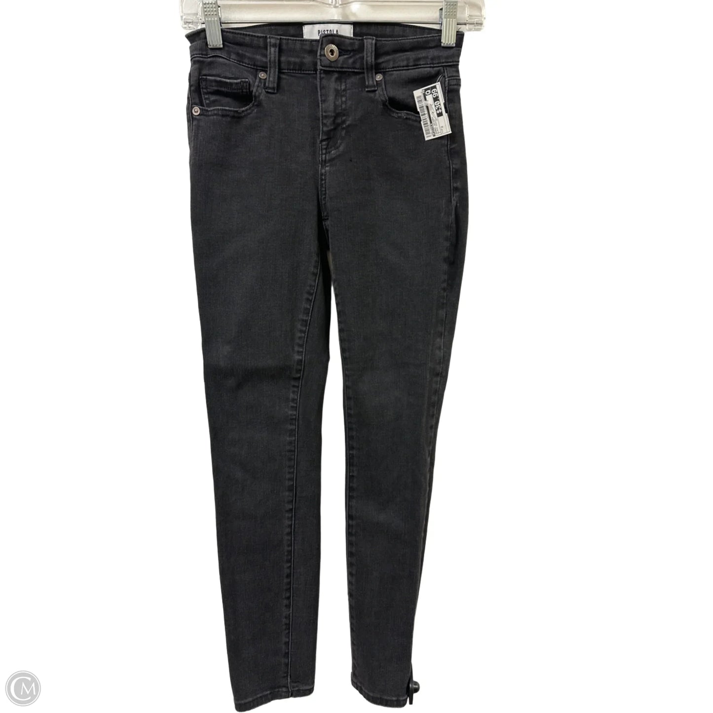 Jeans Skinny By Pistola In Black Denim, Size: 2
