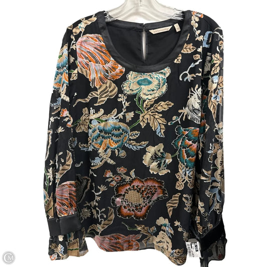 Top Long Sleeve By Soft Surroundings In Floral Print, Size: L
