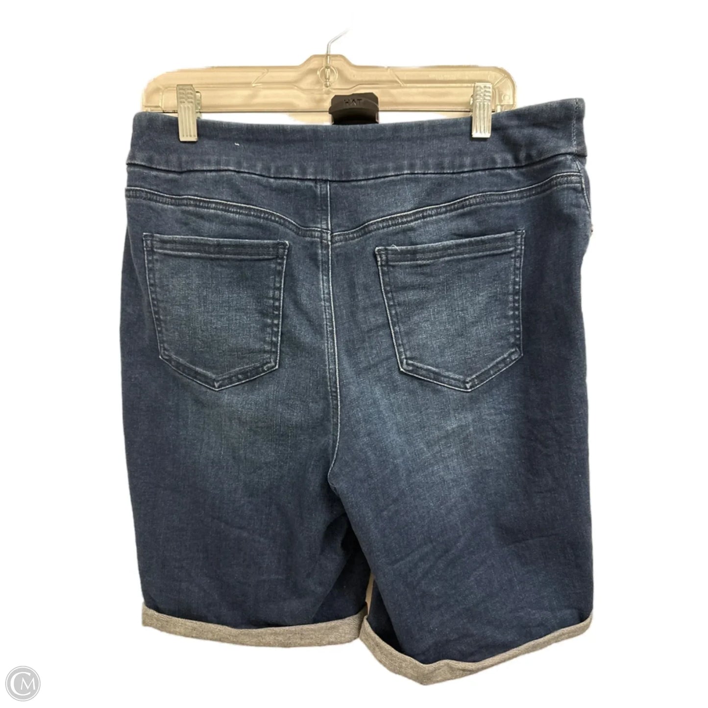 Shorts By Chicos In Blue Denim, Size: 10