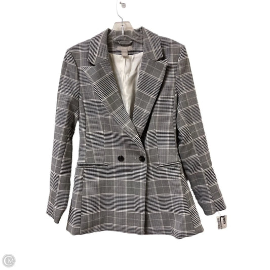 Blazer By H&m In Black & Blue, Size: S