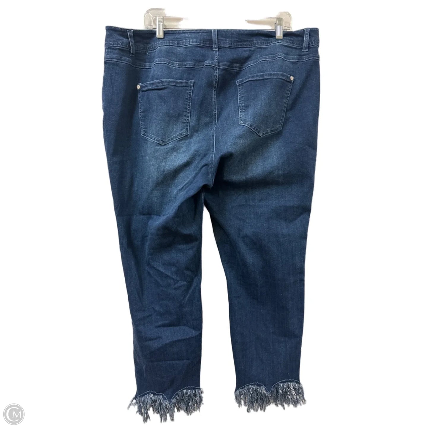 Jeans Skinny By Cato In Blue Denim, Size: 18