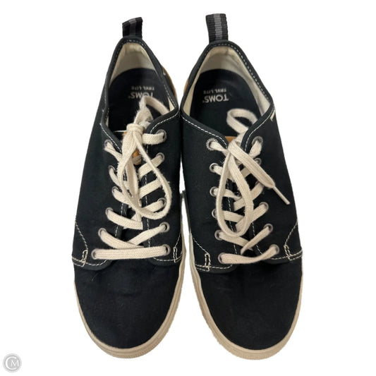 Shoes Sneakers By Toms In Black, Size: 8