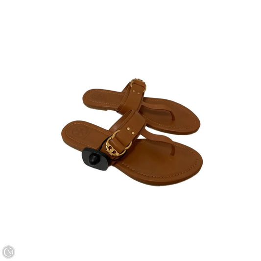 Sandals Designer By Tory Burch In Tan, Size: 6.5