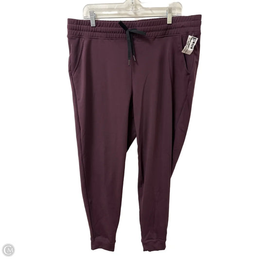 Athletic Pants By 32 Degrees In Purple, Size: Xl