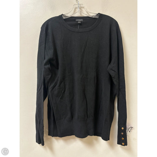Sweater By Ann Taylor In Black, Size: Xl