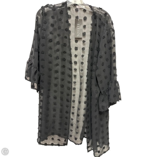 Kimono By Clothes Mentor In Black, Size: M