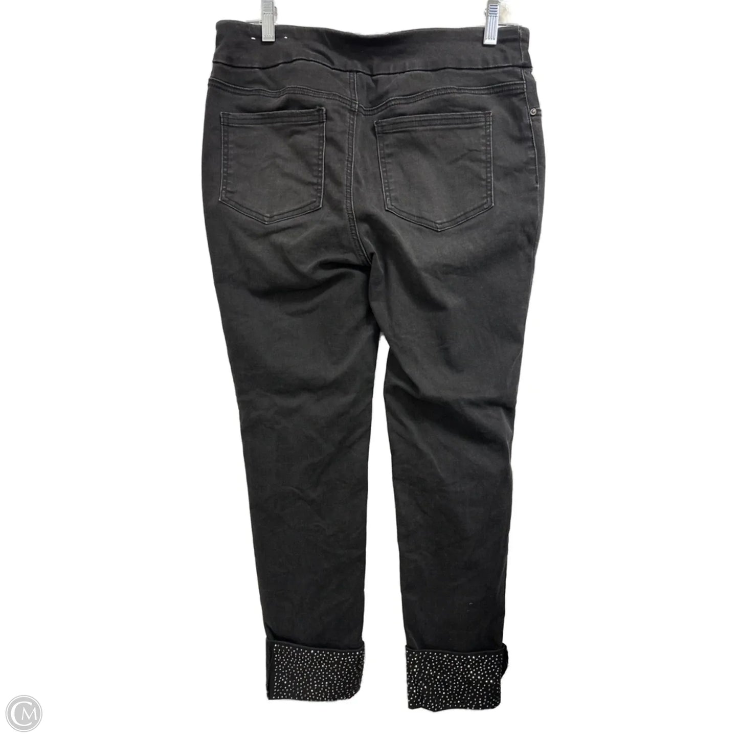 Jeans Skinny By Chicos In Grey Denim, Size: 6