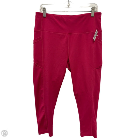 Athletic Leggings By Clothes Mentor In Pink, Size: Xl
