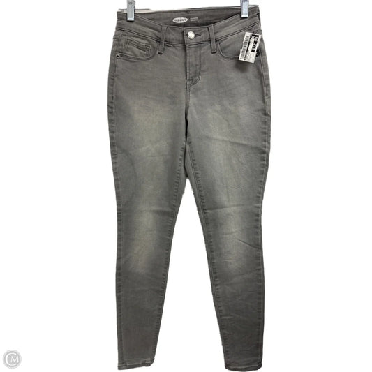 Jeans Skinny By Old Navy In Grey Denim, Size: 0