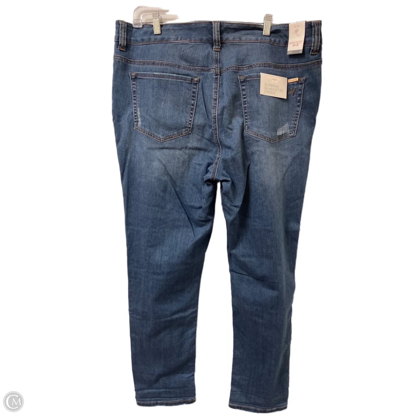 Jeans Skinny By Melissa Mccarthy In Blue Denim, Size: 18