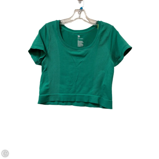 Athletic Top Short Sleeve By All In Motion In Green, Size: 1x