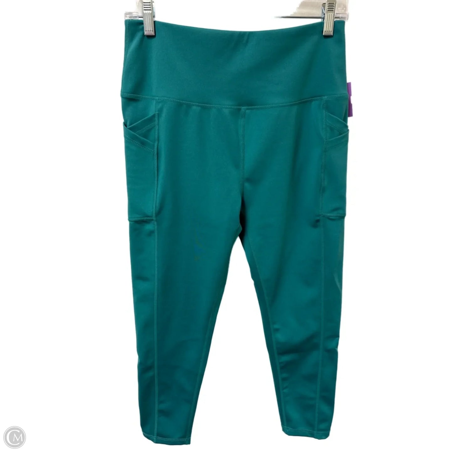 Athletic Leggings By Clothes Mentor In Green, Size: L