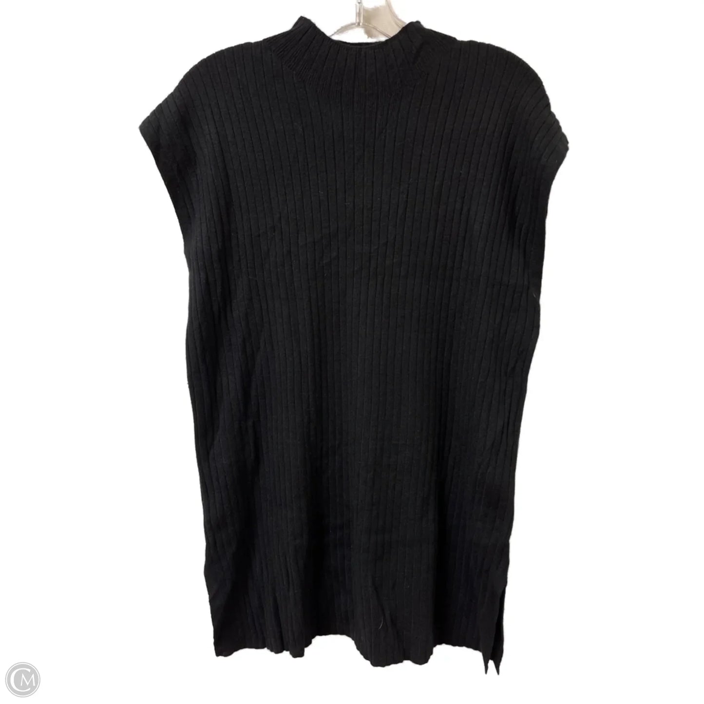 Sweater Short Sleeve By Clothes Mentor In Black, Size: Xl