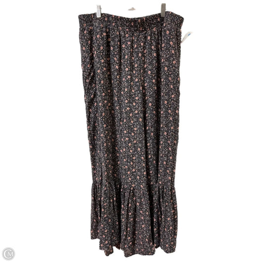 Pants Wide Leg By Clothes Mentor In Floral Print, Size: 20