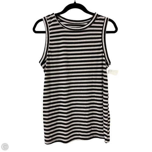 Top Sleeveless By Just Be In Black & White, Size: 1x