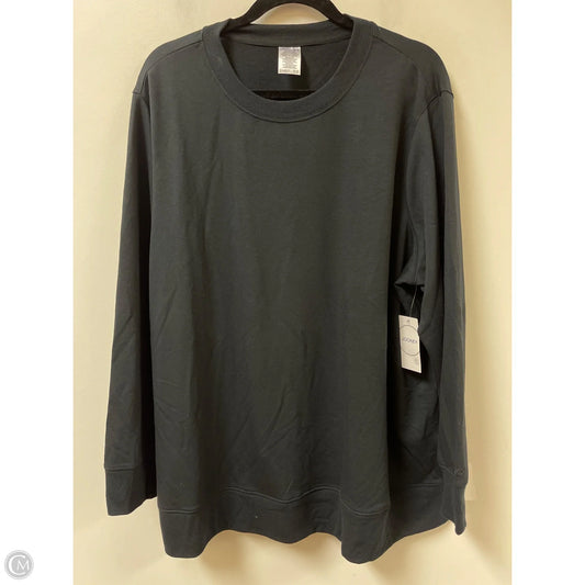 Sweatshirt Crewneck By Jockey In Black, Size: 2x
