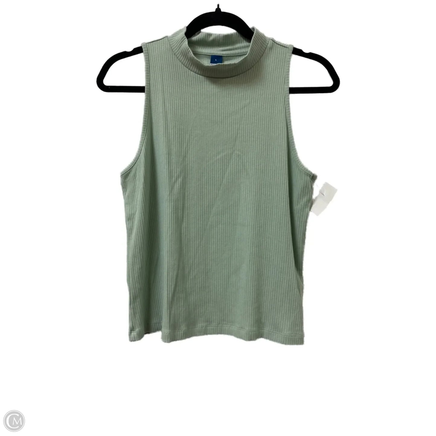 Top Sleeveless By Old Navy In Green, Size: L
