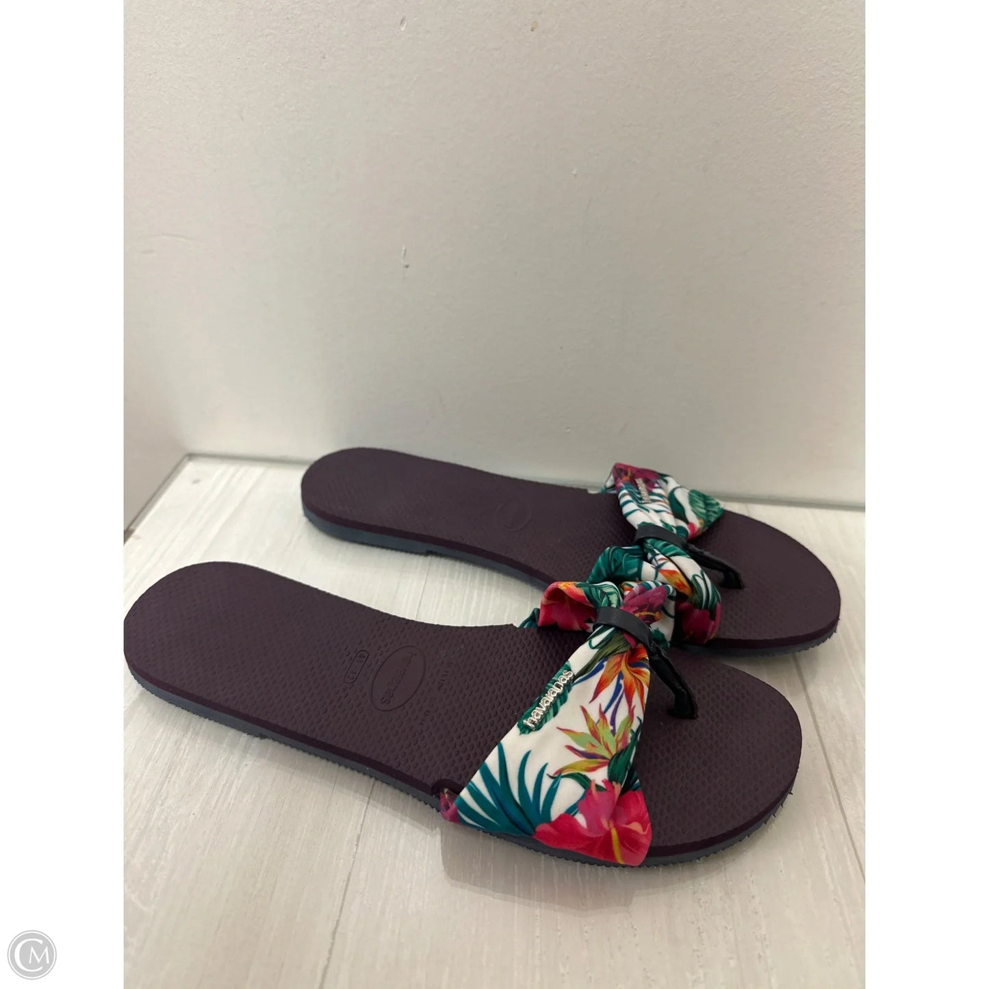 Sandals Flip Flops By Havaianas In Purple, Size: 11