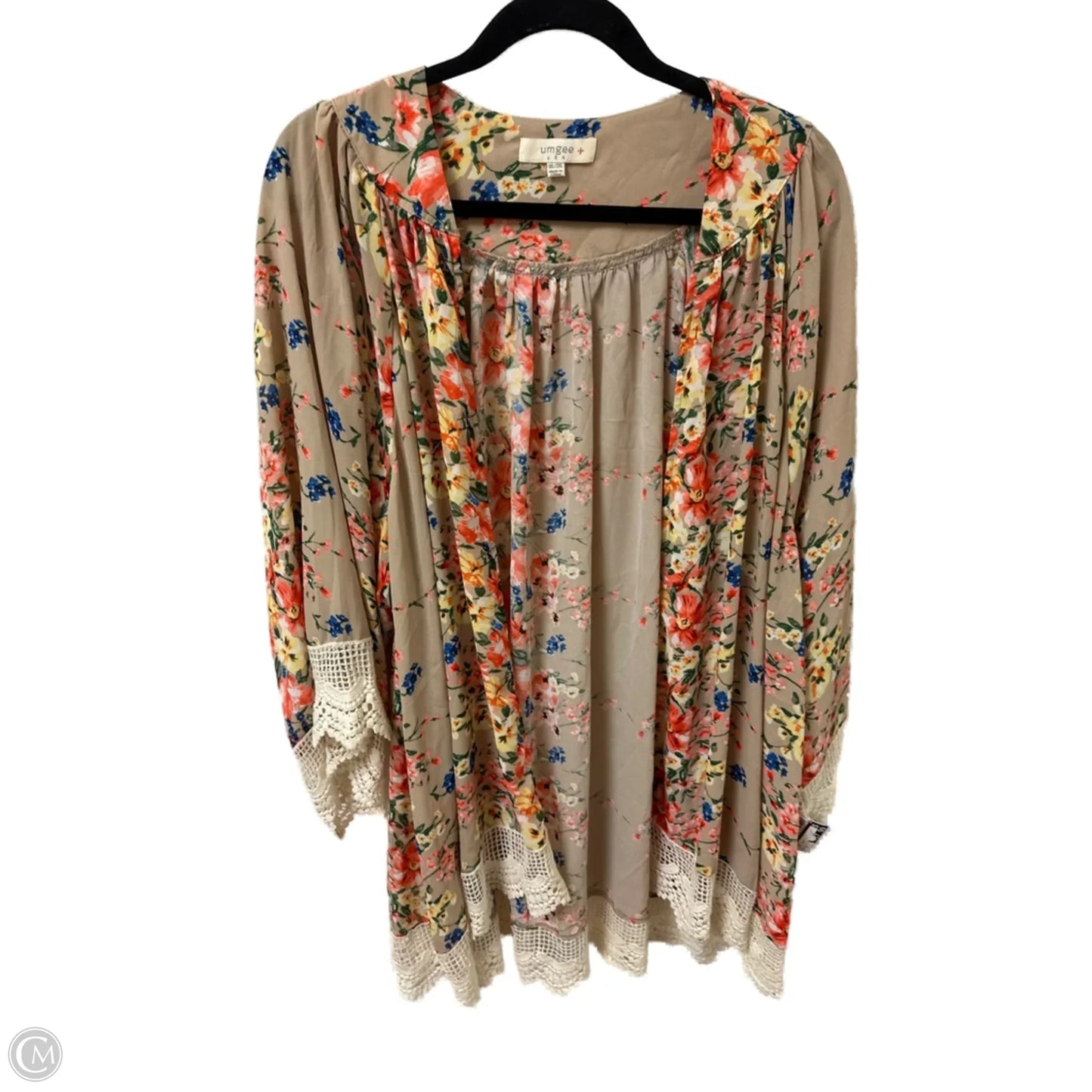 Kimono By Umgee In Floral Print, Size: 1x