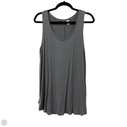 Tunic Sleeveless By Old Navy In Grey, Size: L