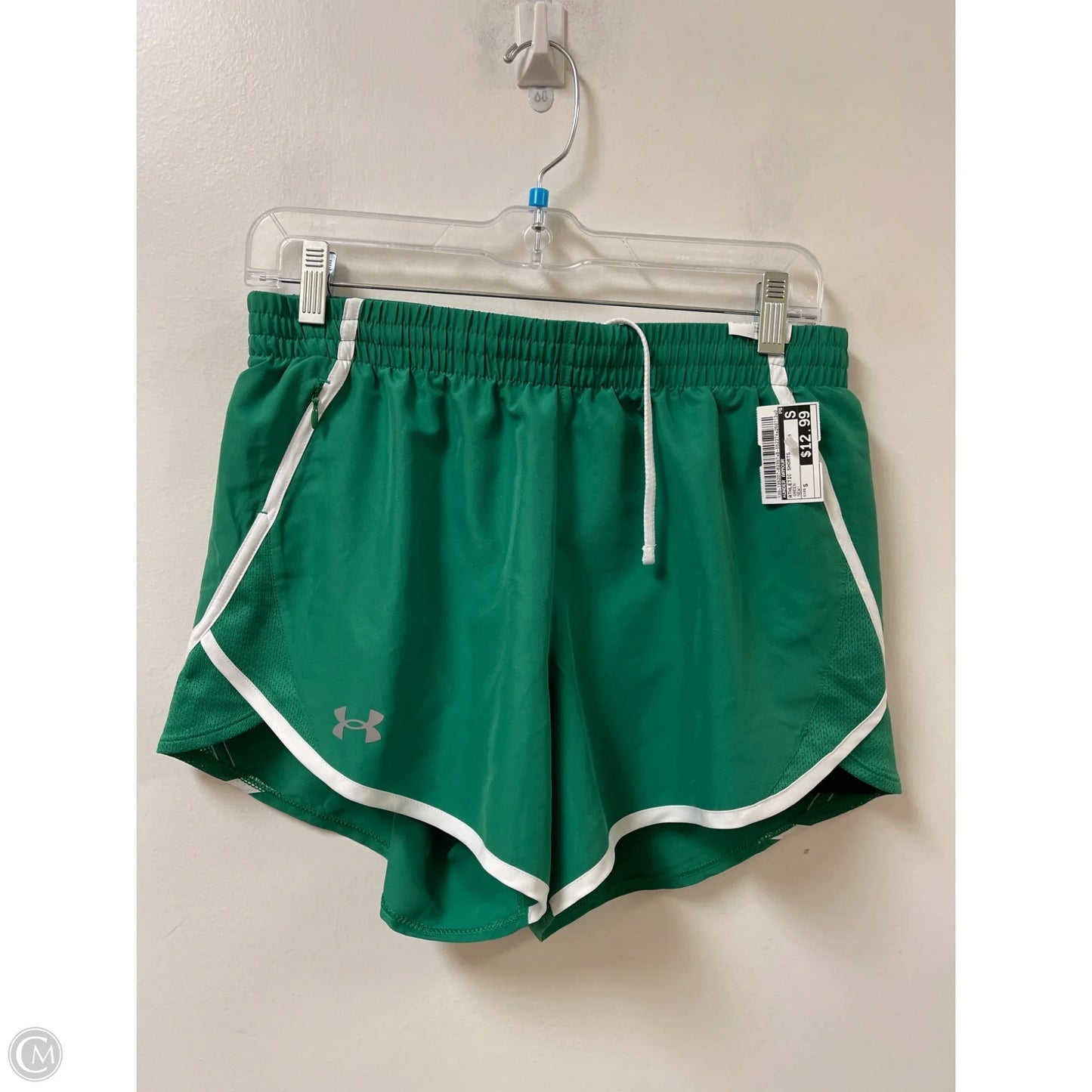Athletic Shorts By Under Armour In Green, Size: S
