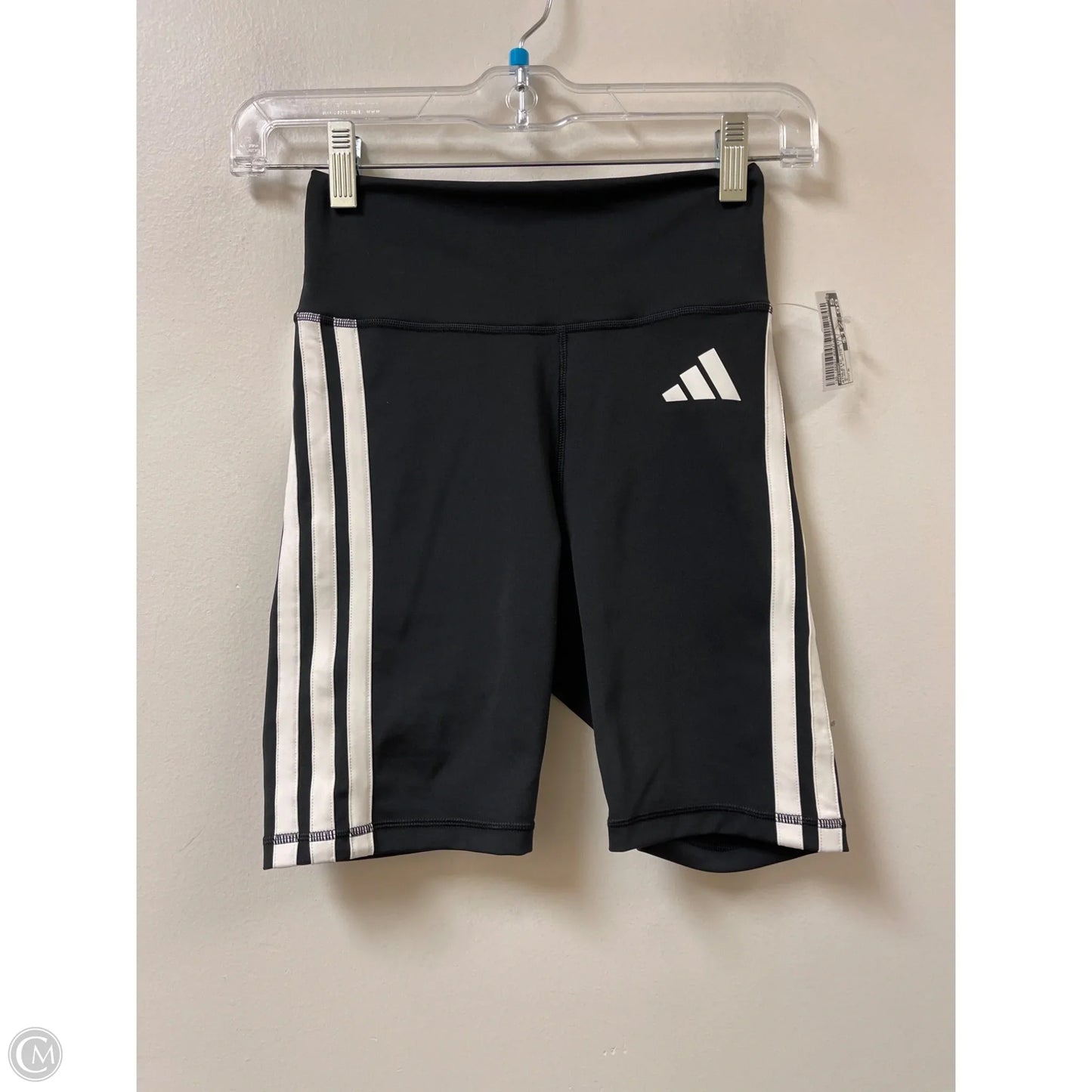 Athletic Shorts By Adidas In Black & White, Size: S