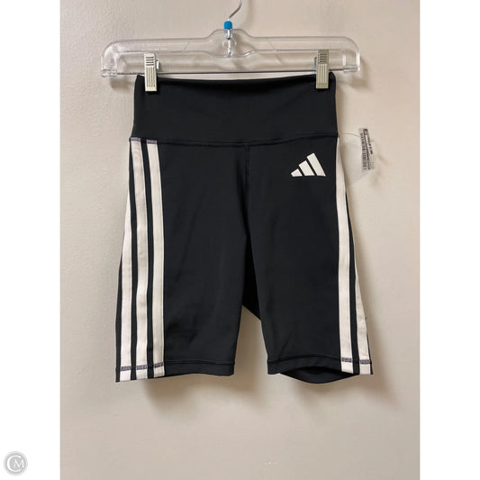 Athletic Shorts By Adidas In Black & White, Size: S