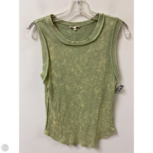 Top Sleeveless By Mystree In Green, Size: L