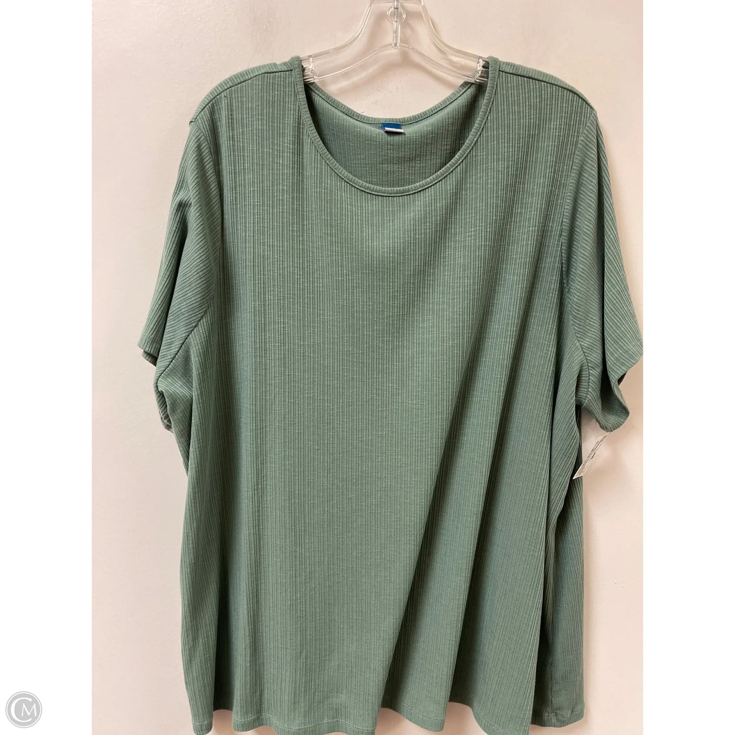Top Short Sleeve By Old Navy In Green, Size: 1x