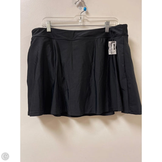 Athletic Skort By Clothes Mentor In Black, Size: 2x