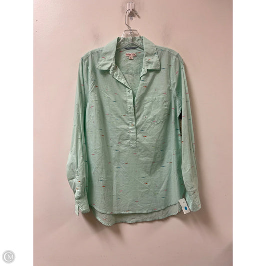 Top Long Sleeve By Merona In Blue, Size: M