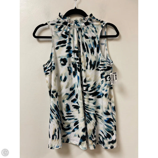 Top Sleeveless By Limited In Black & Blue, Size: M