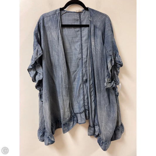 Kimono By Easel In Blue Denim, Size: S