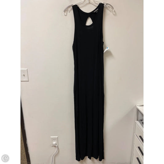 Dress Casual Maxi By Express In Black, Size: M