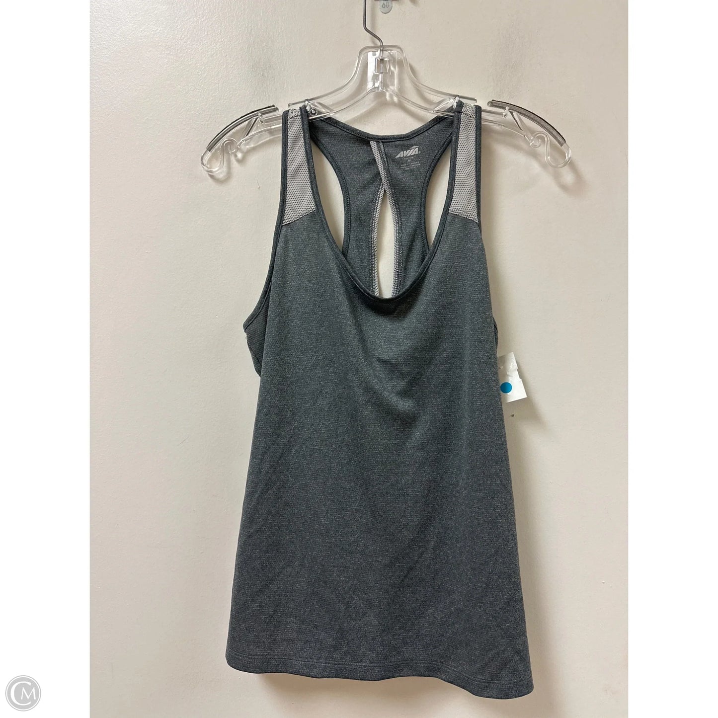 Athletic Tank Top By Avia In Grey, Size: M