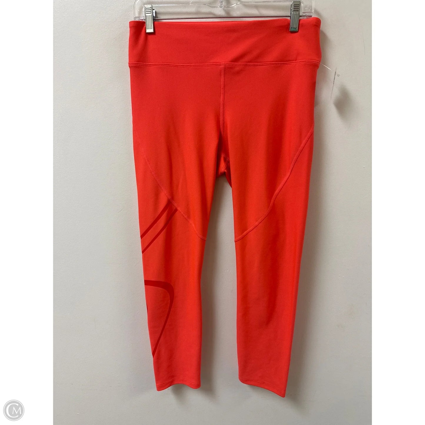 Athletic Leggings By Under Armour In Orange, Size: L