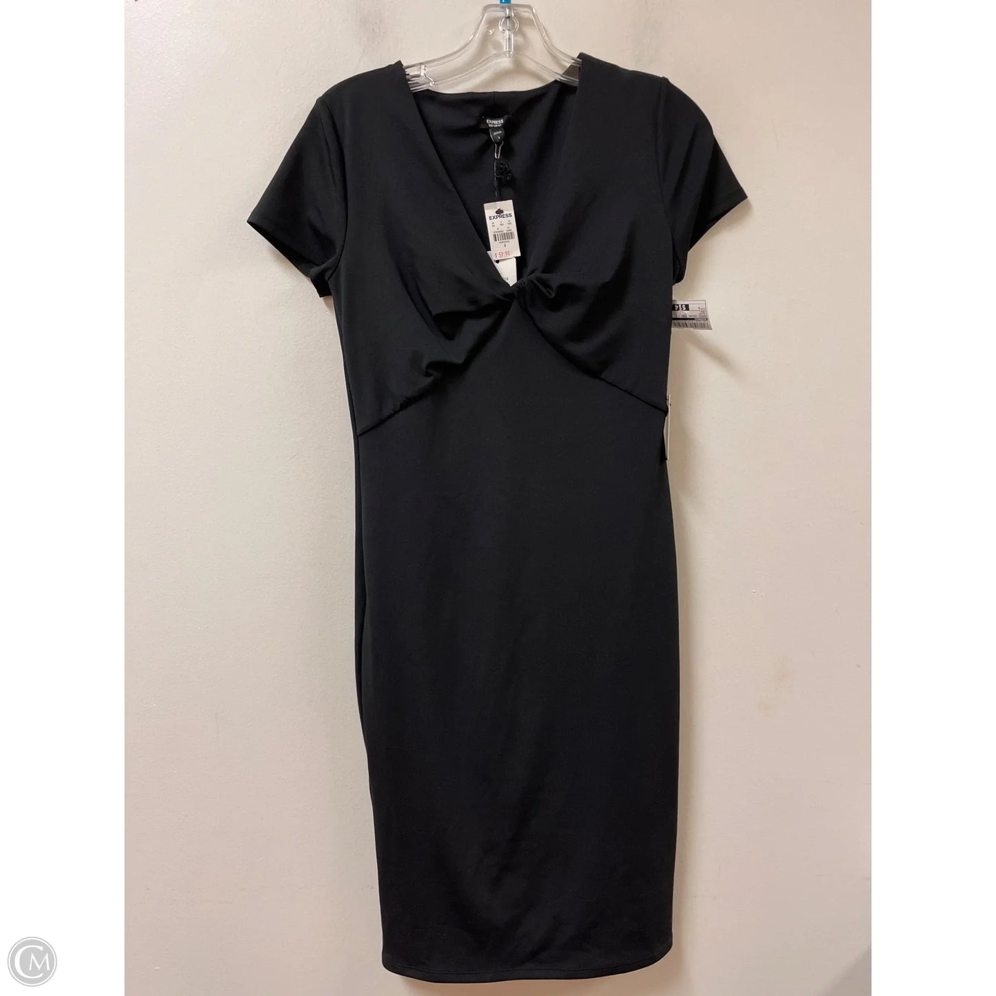 Dress Casual Midi By Express In Black, Size: S