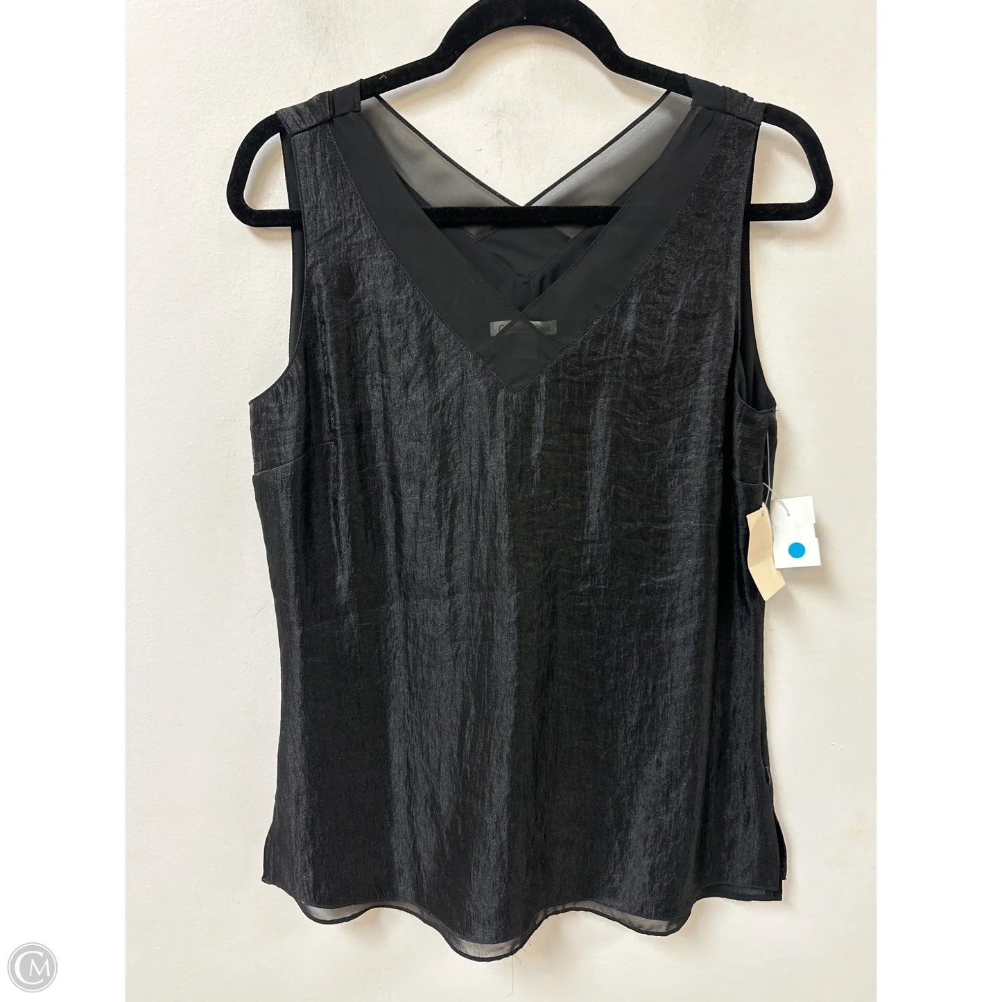 Top Sleeveless By Coldwater Creek In Black, Size: M