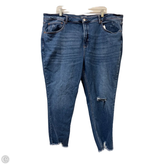 Jeans Skinny By Terra & Sky In Blue Denim, Size: 24